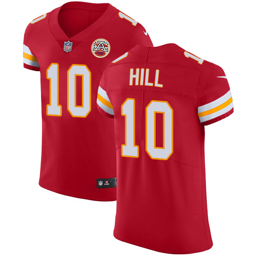 Nike Chiefs #10 Tyreek Hill Red Team Color Men's Stitched NFL Vapor Untouchable Elite Jersey